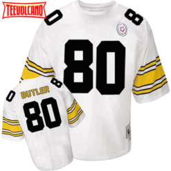 Pittsburgh Steelers Jack Butler White Throwback Jersey