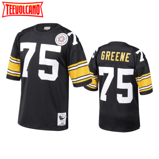 Pittsburgh Steelers Joe Greene Black Throwback Jersey