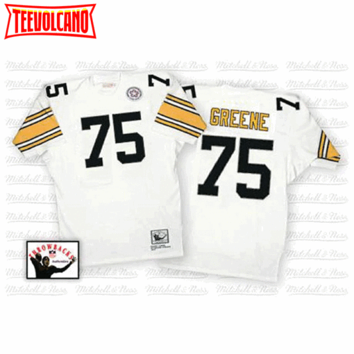 Pittsburgh Steelers Joe Greene White Throwback Jersey