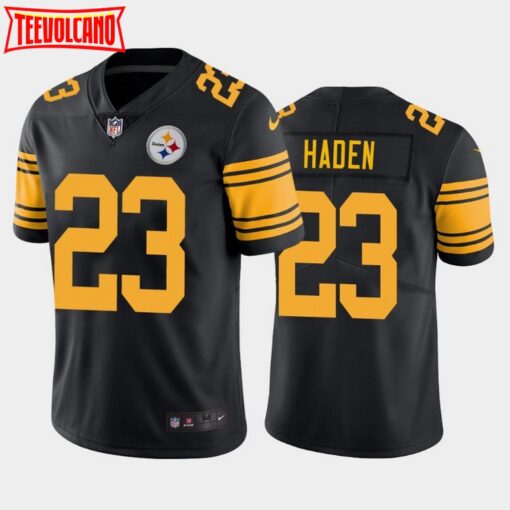 Pittsburgh Steelers Joe Haden Black Color Rush Limited Jersey