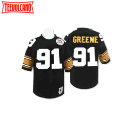 Pittsburgh Steelers Kevin Greene Black Throwback Jersey