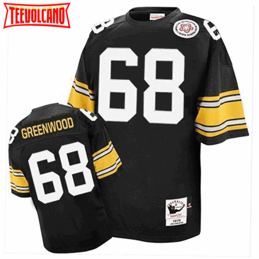 Pittsburgh Steelers LC Greenwood Black Throwback Jersey