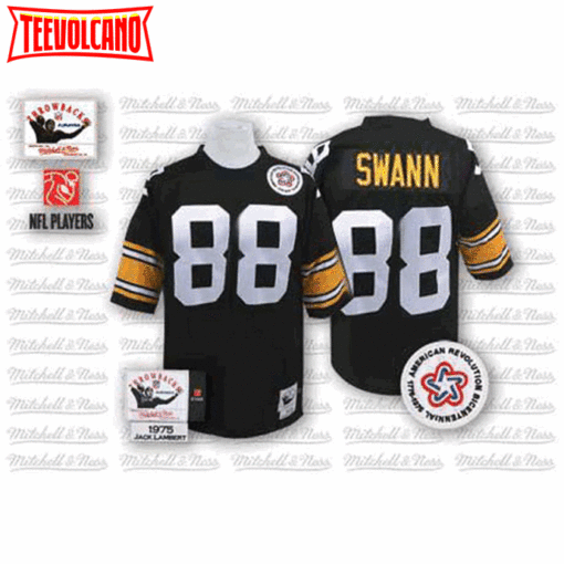 Pittsburgh Steelers Lynn Swann Black Throwback Jersey