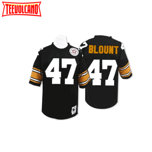 Pittsburgh Steelers Mel Blount Black Throwback Jersey