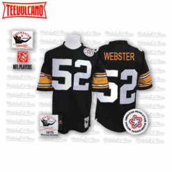 Pittsburgh Steelers Mike Webster Black Throwback Jersey