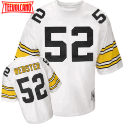 Pittsburgh Steelers Mike Webster White Throwback Jersey