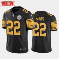 Pittsburgh Steelers Najee Harris Black Color Rush Limited Jersey