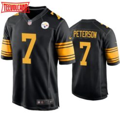 Pittsburgh Steelers Patrick Peterson Black Color Rush Limited Jersey