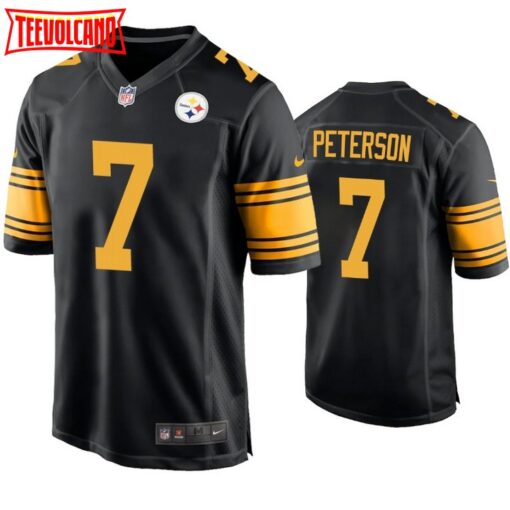 Pittsburgh Steelers Patrick Peterson Black Color Rush Limited Jersey