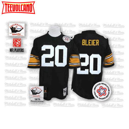 Pittsburgh Steelers Rocky Bleier Black Throwback Jersey