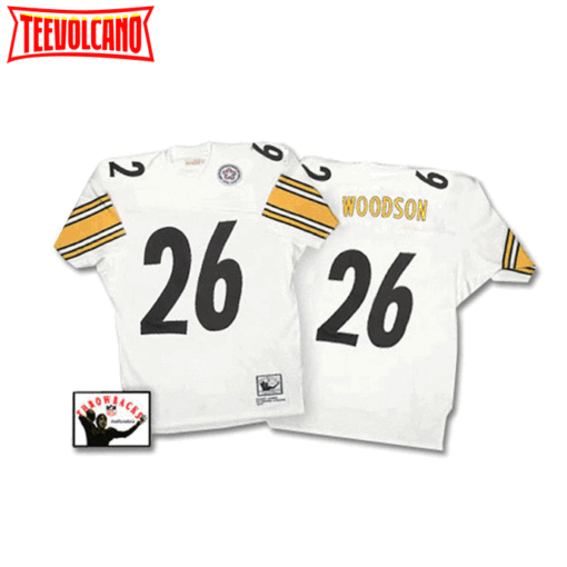 Pittsburgh Steelers Rod Woodson White Throwback Jersey