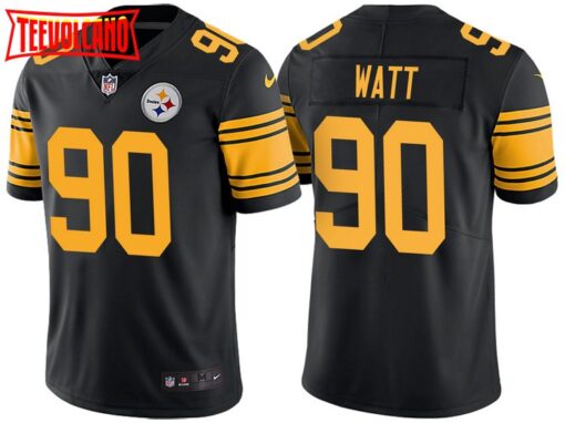 Pittsburgh Steelers T.J. Watt Black Color Rush Limited Jersey