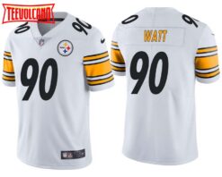 Pittsburgh Steelers T.J. Watt White Limited Jersey