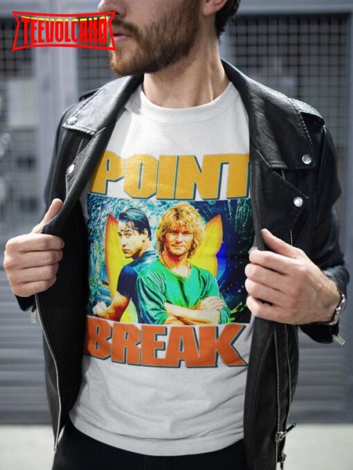 Point Break Movie Poster T Shirt, Vintage 90s Movie Graphic T Shirt