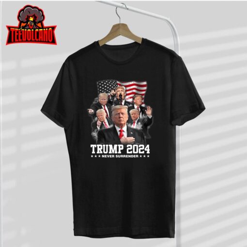 President Donald J Trump 2024 Never Surrender T-Shirt