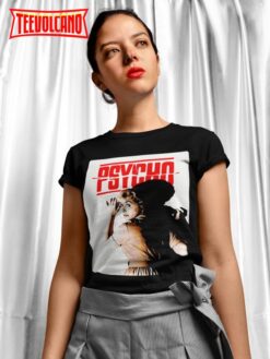 Psycho Movie Soft T-Shirt, Psycho Poster T Shirt, Vintage Horror Movie Shirt