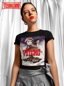 Psycho Poster T Shirt, Vintage Horror Movie Shirt, 60’s Movie T Shirt