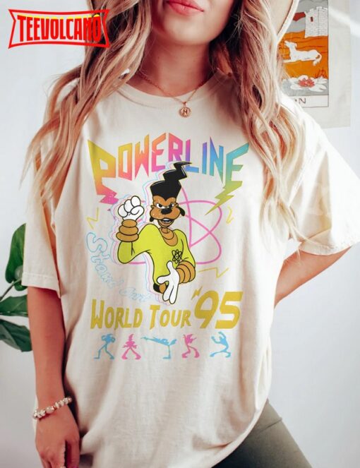 Retro Disney A Goofy Movie Powerline World Tour 95′  Shirt