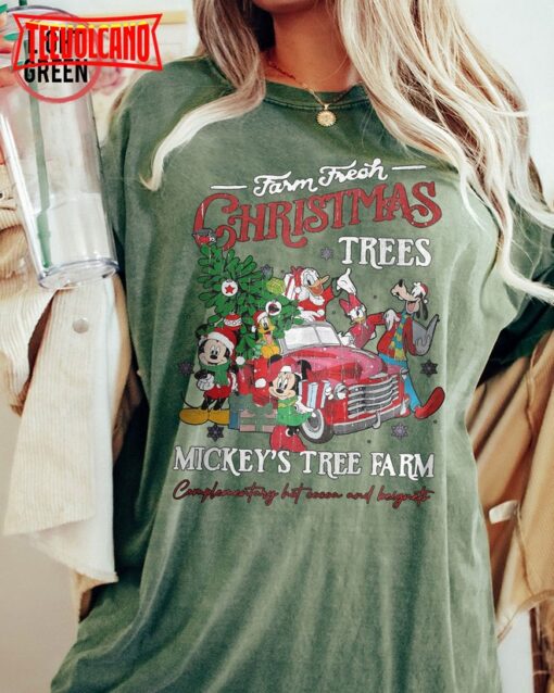 Retro Disney Farm Fresh Shirt, Mickey’s Tree Farm, Mickey And Friends Shirt