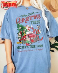 Retro Disney Farm Fresh Shirt, Mickey’s Tree Farm, Mickey And Friends Shirt