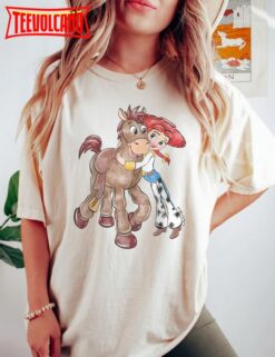 Retro Disney Toy Story Shirt, Toy Story Jessie and Bullseye Shirt