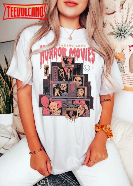 Retro Horror Movies Shirt, Vintage 90s Halloween Movies Sweatshirt