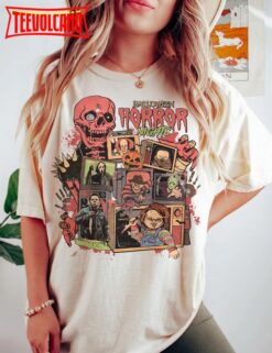 Retro Horror Night Shirt, Halloween Shirt, Vintage 90s Halloween Sweatshirt