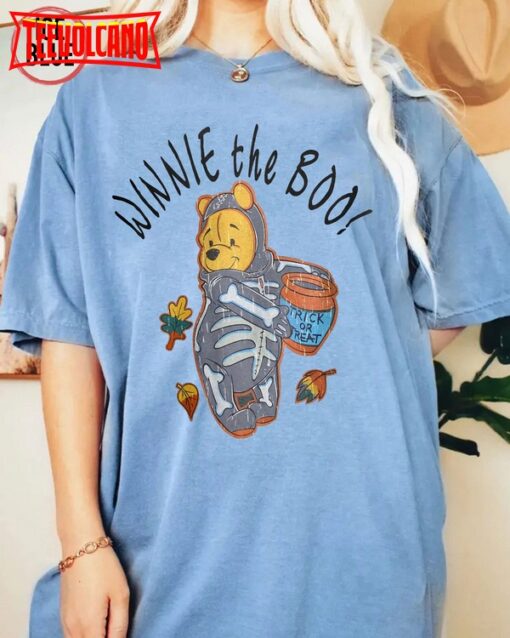 Retro Winnie The Boo Disneyland Halloween Shirt, Winnie The Pooh Shirt