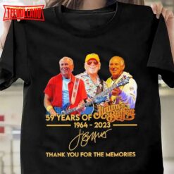 RIP Jimmy Buffett Shirt 59 Years 1964-2023 Jimmy Buffett Thank You Memories Shirt