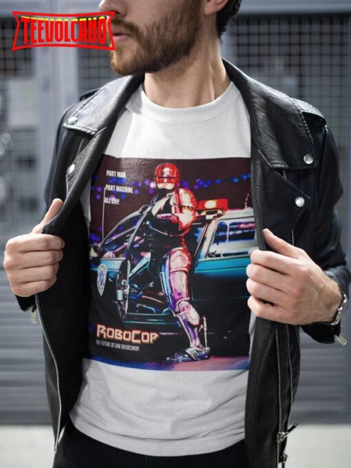 Robocop Movie Poster T Shirt, Vintage 80s Movie Graphic T Shirt