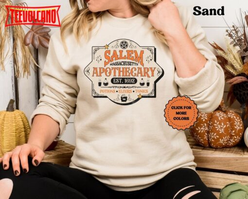 Salem Massachusetts Apothecary Sweatshirt, Salem Est 1692 Sweatshirt