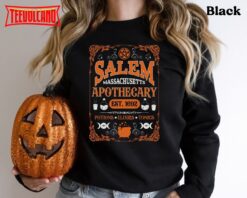 Salem Massachusetts Apothecary Sweatshirt, Salem Est 1692 T Shirt