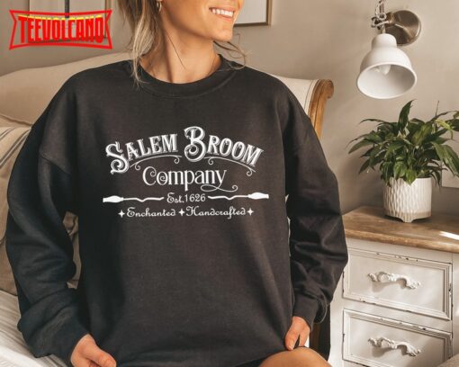 Salem Massachusetts Sweatshirt, Halloween Salem Broom Hocus Pocus Shirt