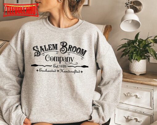 Salem Massachusetts Sweatshirt, Halloween Salem Broom Hocus Pocus Shirt