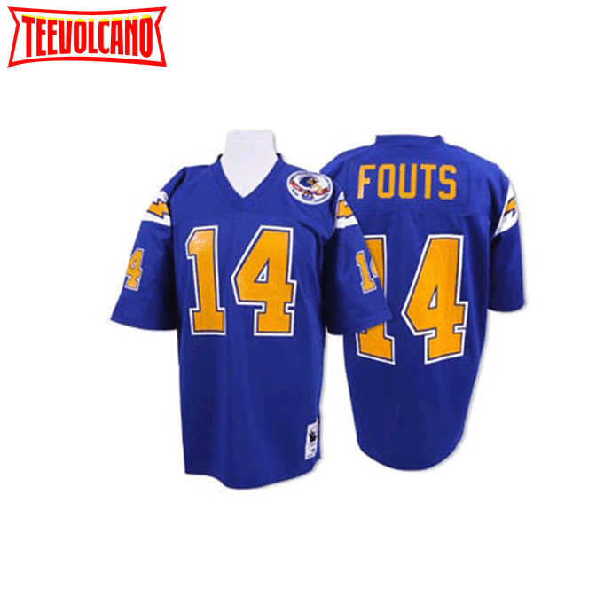San Diego Chargers Dan Fouts Royal Blue Throwback Jersey