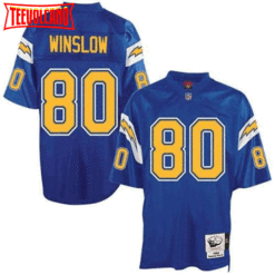 San Diego Chargers Kellen Winslow Royal Blue Throwback Jersey