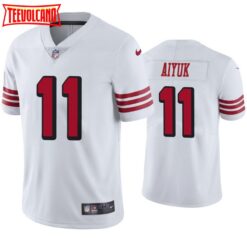 San Francisco 49ers Brandon Aiyuk White Color Rush Limited Jersey