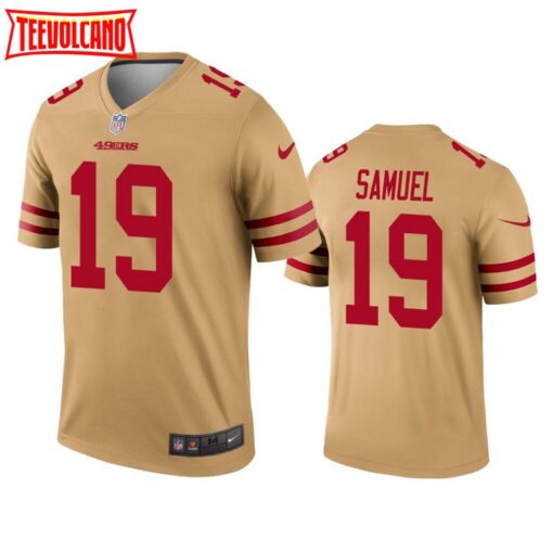 San Francisco 49ers Deebo Samuel Gold Inverted Limited Jersey