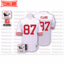 San Francisco 49ers Dwight Clark White Throwback Jersey