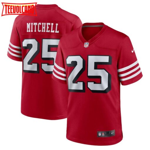 San Francisco 49ers Elijah Mitchell Scarlet Alternate Limited Jersey