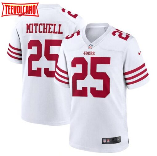 San Francisco 49ers Elijah Mitchell White Limited Jersey