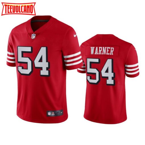 San Francisco 49ers Fred Warner Scarlet Alternate Limited Jersey