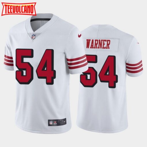 San Francisco 49ers Fred Warner White Color Rush Limited Jersey