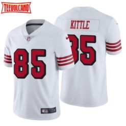 San Francisco 49ers George Kittle White Color Rush Limited Jersey