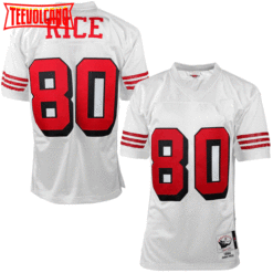 San Francisco 49ers Jerry Rice White 1994 Throwback Jersey