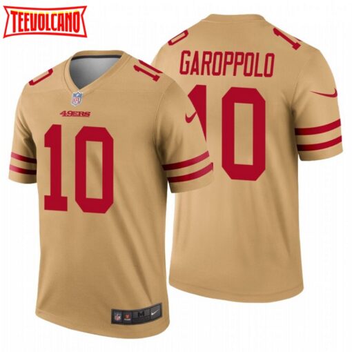 San Francisco 49ers Jimmy Garoppolo Gold Inverted Limited Jersey