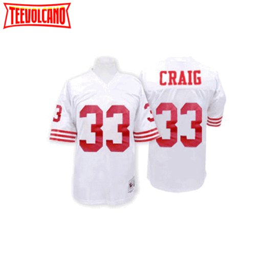 San Francisco 49ers Roger Craig White Throwback Jersey