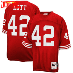 San Francisco 49ers Ronnie Lott Red Throwback Jersey