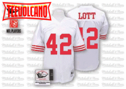 San Francisco 49ers Ronnie Lott White Throwback Jersey