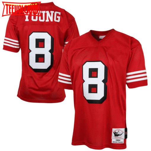 San Francisco 49ers Steve Young Red 1994 Throwback Jersey